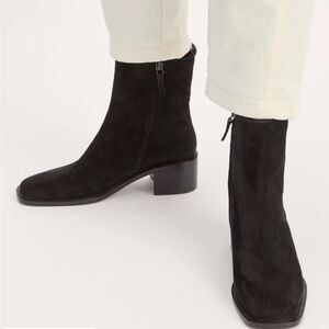 NWT Everlane Black Suede The City Boots